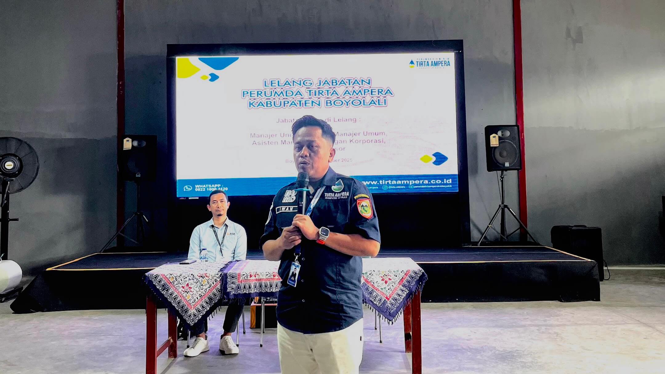 Perumda Air Minum Tirta Ampera Boyolali Gelar Lelang Jabatan